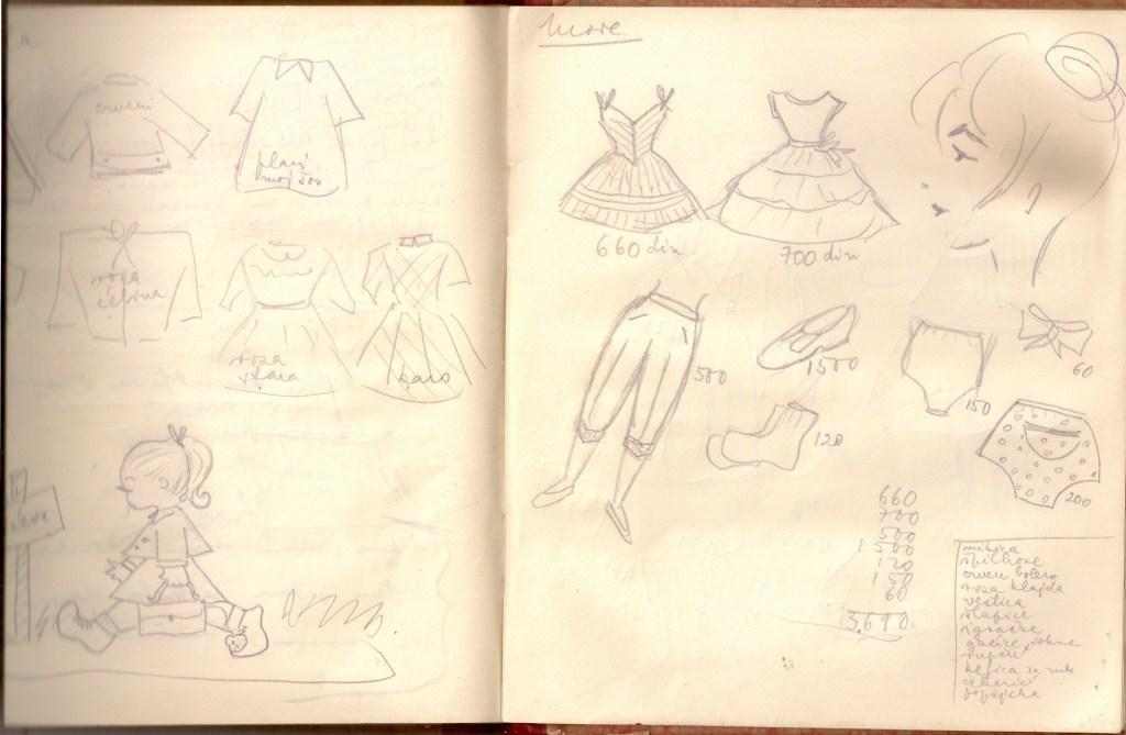 Iz bilježnice, Dubi za školu i more